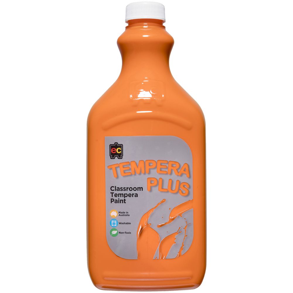 Tempera Plus Paint 2Lt Orange